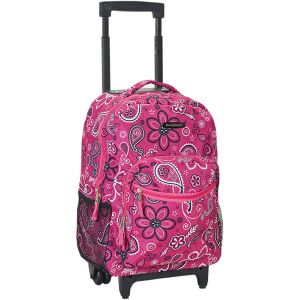 Rockland Double Handle Rolling Backpack