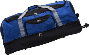 Rockland Drop Bottom Rolling Duffel Bag