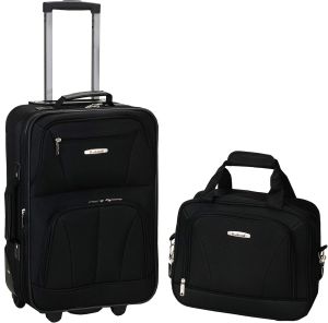 Rockland Fashion Softside Upright Luggage Set